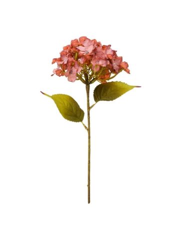 Selyemvirág hortenzia műanyag 33 cm mályva