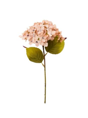 Selyemvirág hortenzia műanyag 33 cm rózsaszín