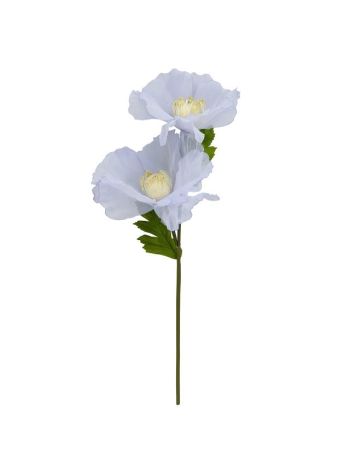 Selyemvirág óriás pipacs 2 virágú XL 40x40x135 cm halvány lila