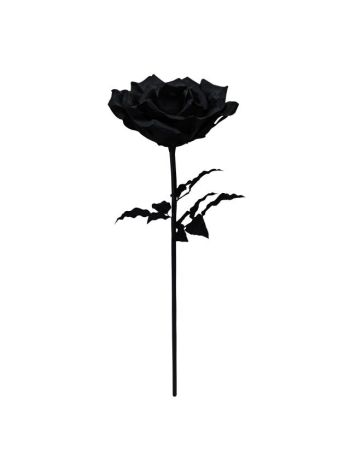 Selyemvirág óriás rózsa XL 37x37x116 cm fekete