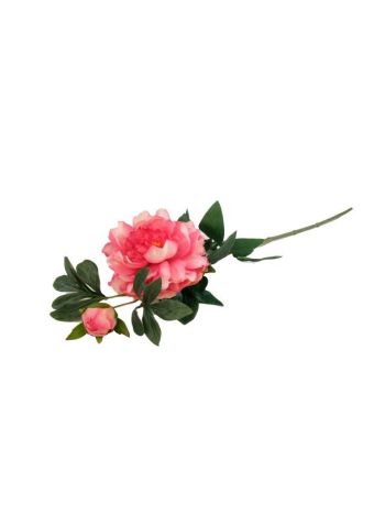 Selyemvirág peonia 68cm pink