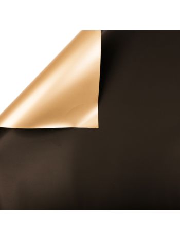 Fekete / Arany fólia ív 58cm x 58cm, 20db