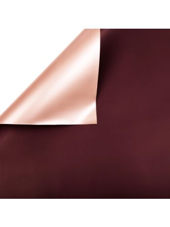 Padlizsán / Rose gold fólia ív 58cm x 58cm- 20db