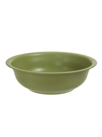 Tál kerek bádog 22x7 cm zöld