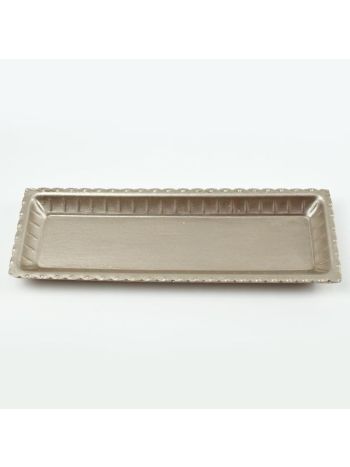 Tálca fém 39x3x13 cm pezsgő