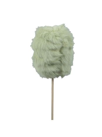 Tojás plüss betűzős textil 7 cm zöld S/6 371181