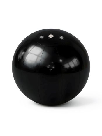 Tükörgömb- felfújható műanyag 60 cm fekete