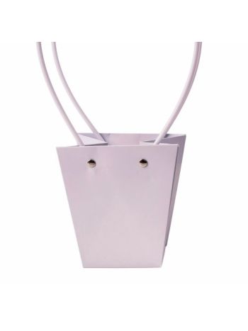 10db. Virág táska 12(h) x 8(sz) x 12.5(m) cm - Világos levendula