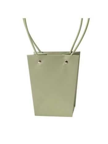 10db. Virág táska 13(h) x 9.5(sz) x 15.5(m) cm - Vintage zöld