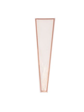 Rose gold keretes virágtasak 12.5cm x 4cm x 45cm-