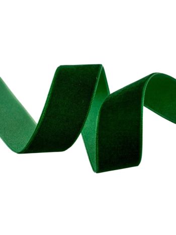Bársony szalag 22mm x 10m - Sötétzöld