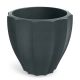 RONA VIRÁGCSERÉP ETHICK 80 RONA ROUND -  GRAFIT 800x800x720