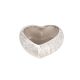 Darcy szív alakú cement tál antikolt szürke 12-5x12x4-5cm