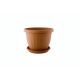 Virágcserép+Alátét Venecia 17cm Terra (24/#_2256/rkl)