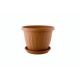 Virágcserép+Alátét Venecia 25cm Terra (24/#_1200/rkl)