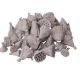 Mini lótusz 1-3cm- 50db/csom - Hamuszürke