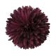 Krizantém selyemvirág fej- 14cm - Wine red