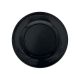 Tányér műanyag- 33x33x2 cm- fekete DD66466